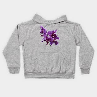 Orchids - Spray of Purple Orchids Kids Hoodie